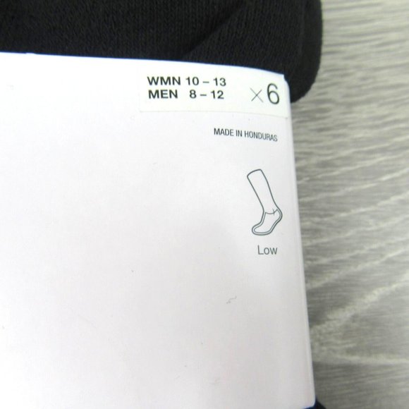 Nike Everyday Cushion Low Socks Black 6 Pack Mens Size 8-12 NEW - Picture 3 of 6
